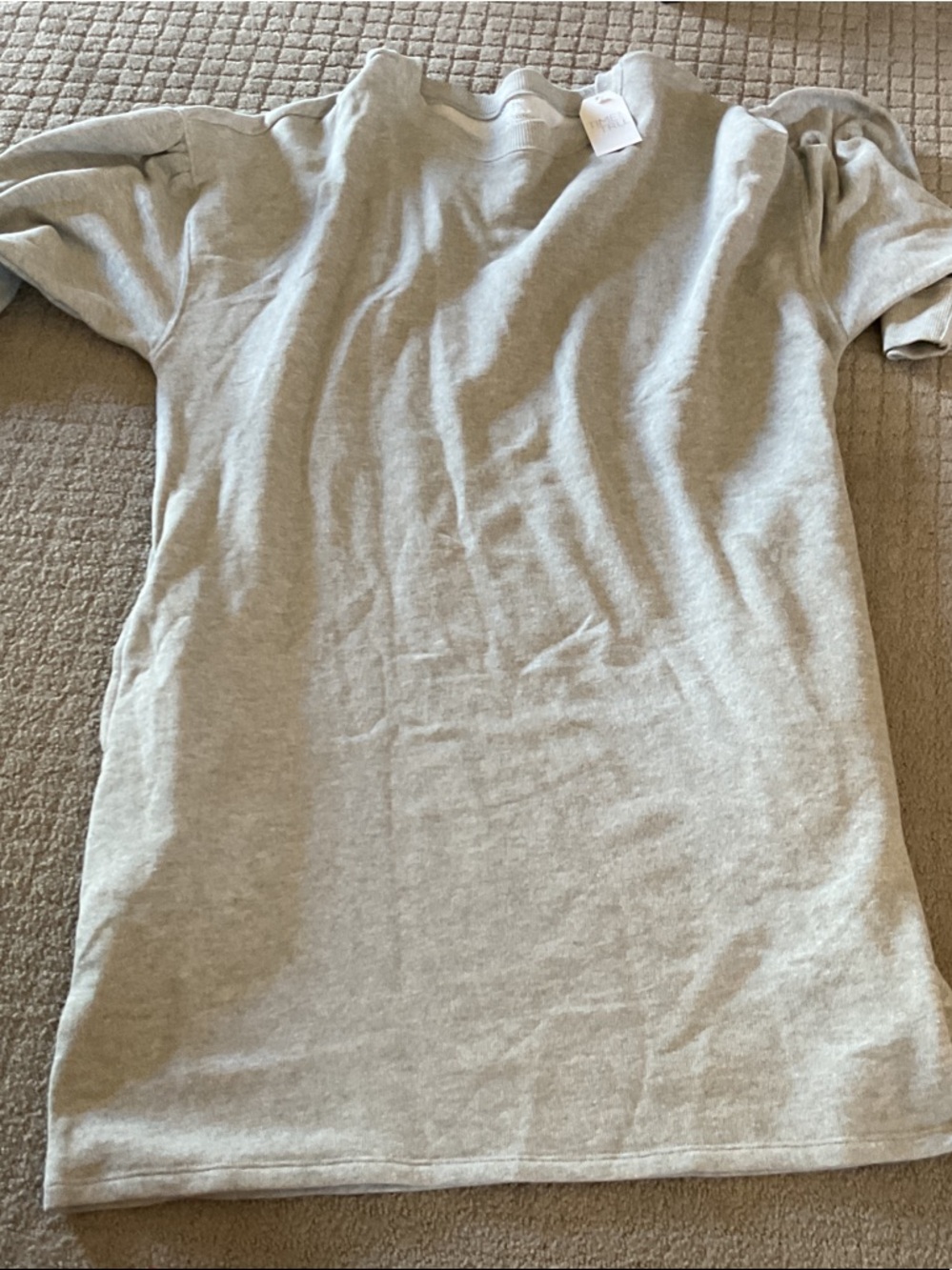 Time and Tru Light Gray Long Sleeve Dress